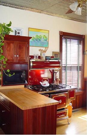 Custom mahogany kitchen